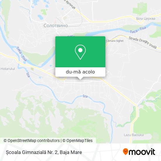 Hartă Școala Gimnazială Nr. 2