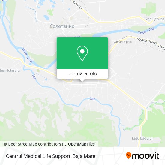 Hartă Centrul Medical Life Support