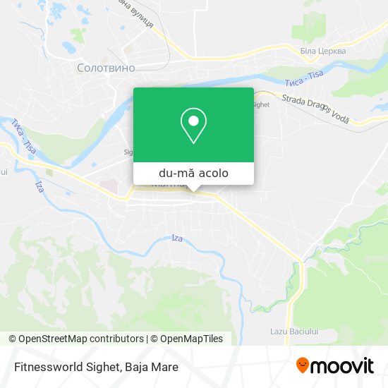 Hartă Fitnessworld Sighet