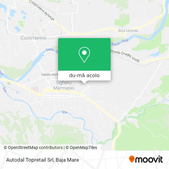 Hartă Autodal Topretail Srl