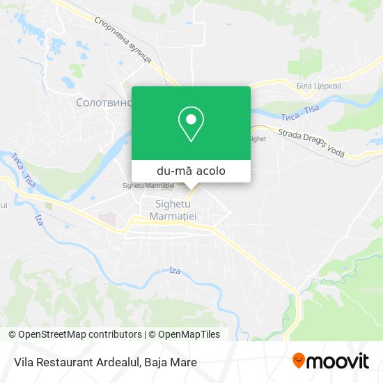 Hartă Vila Restaurant Ardealul