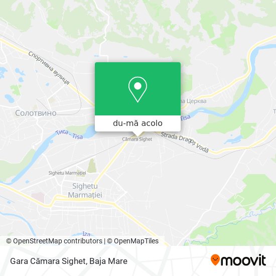 Hartă Gara Cămara Sighet