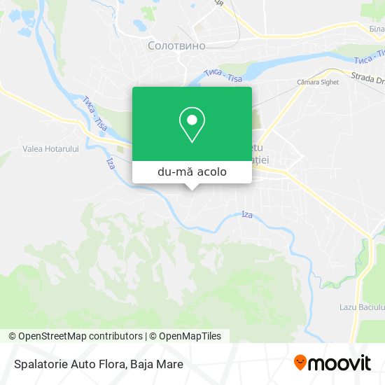 Hartă Spalatorie Auto Flora