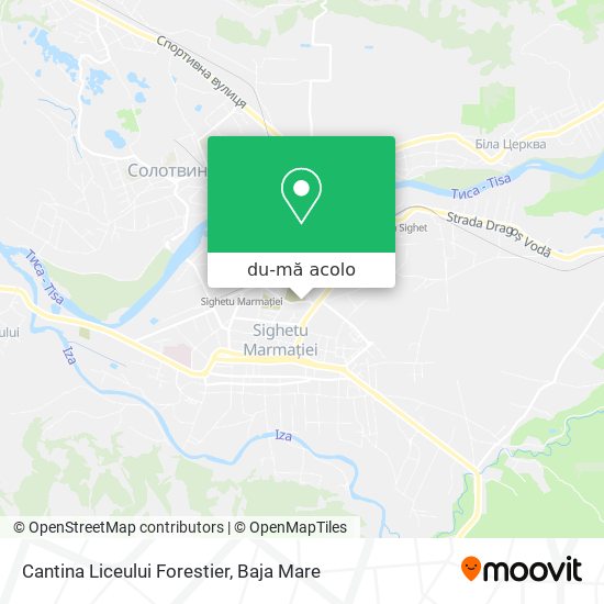 Hartă Cantina Liceului Forestier