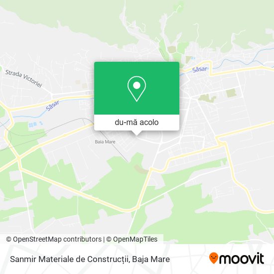 Hartă Sanmir Materiale de Construcții
