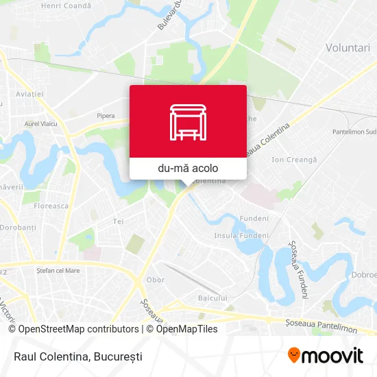Hartă Raul Colentina