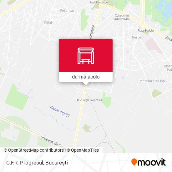 Hartă C.F.R. Progresul