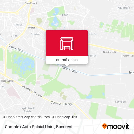 Hartă Complex Auto Splaiul Unirii