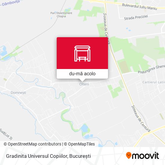 Hartă Gradinita Universul Copiilor