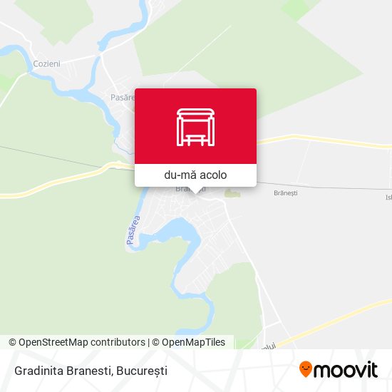 Hartă Gradinita Branesti