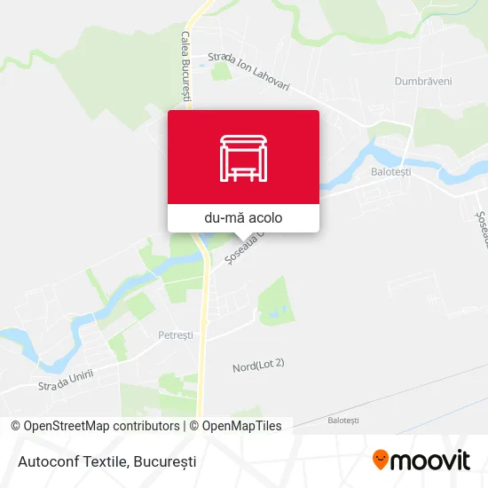 Hartă Autoconf Textile