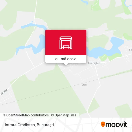 Hartă Intrare Gradistea