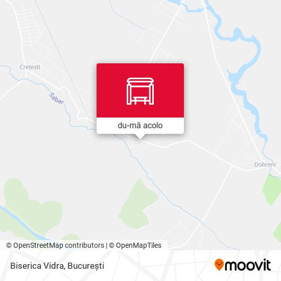 Hartă Biserica Vidra