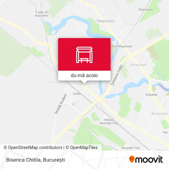 Hartă Biserica Chitila
