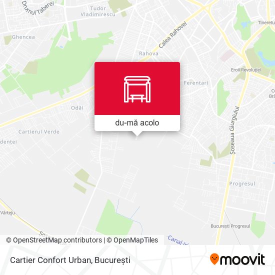 Hartă Cartier Confort Urban