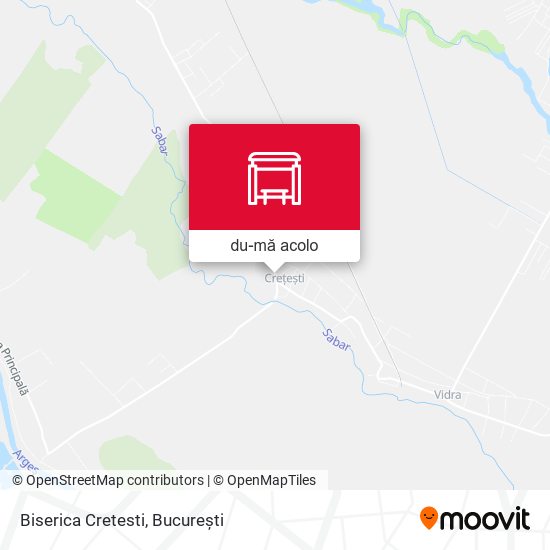 Hartă Biserica Cretesti