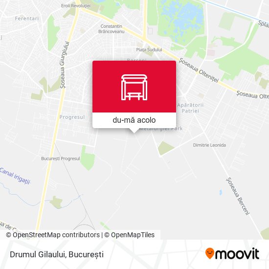 Hartă Drumul Gilaului