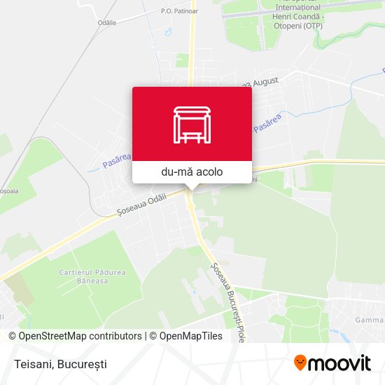 Hartă Teisani