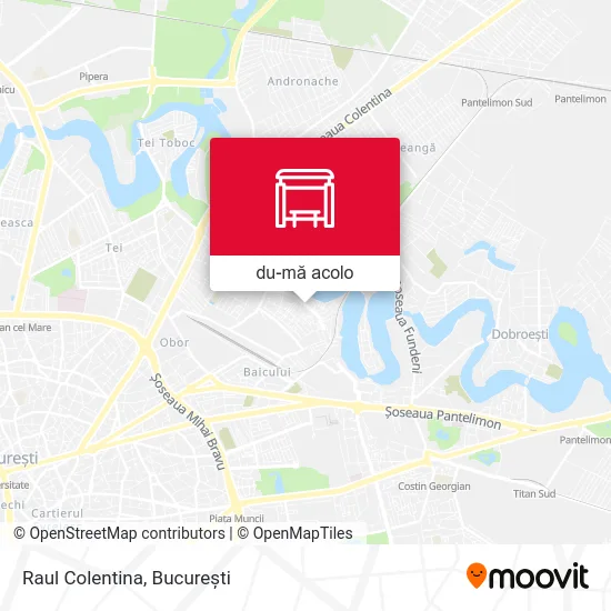 Hartă Raul Colentina