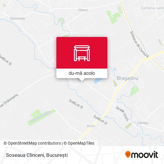 Hartă Soseaua Clinceni