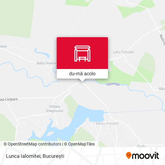 Hartă Lunca Ialomitei