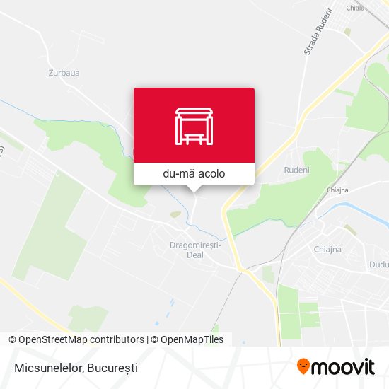 Hartă Micsunelelor