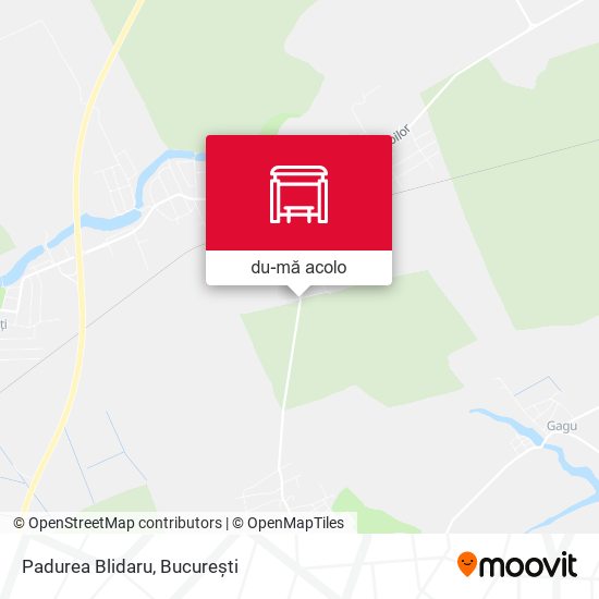 Hartă Padurea Blidaru