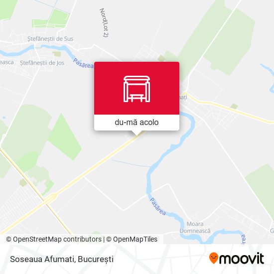 Hartă Soseaua Afumati