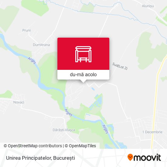 Hartă Unirea Principatelor