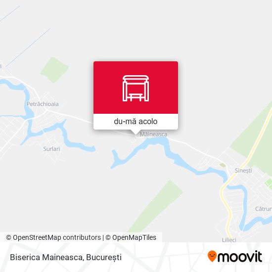 Hartă Biserica Maineasca