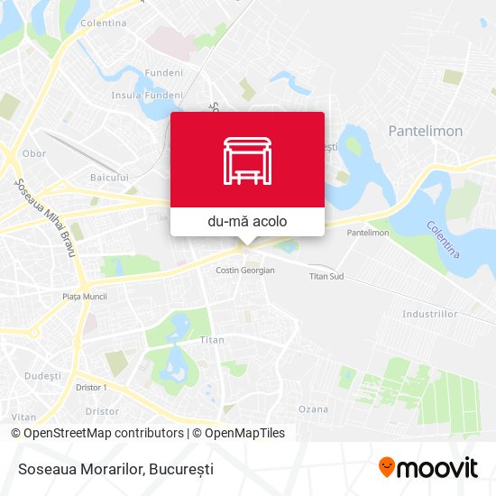 Hartă Soseaua Morarilor