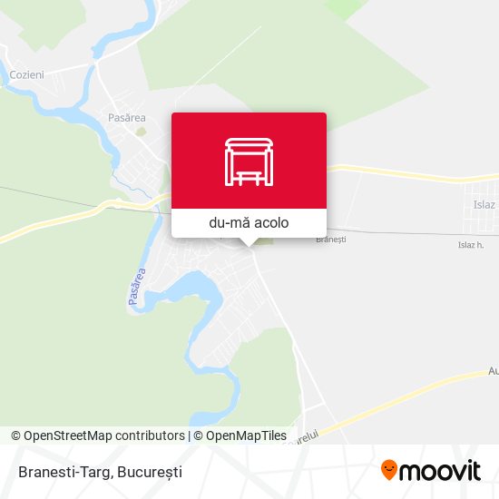 Hartă Branesti-Targ