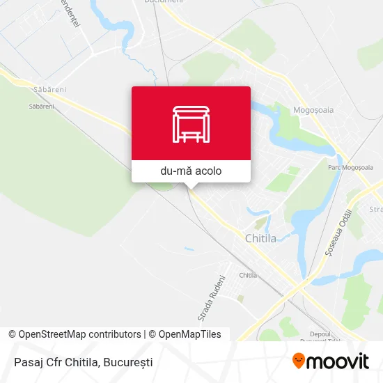 Hartă Pasaj Cfr Chitila