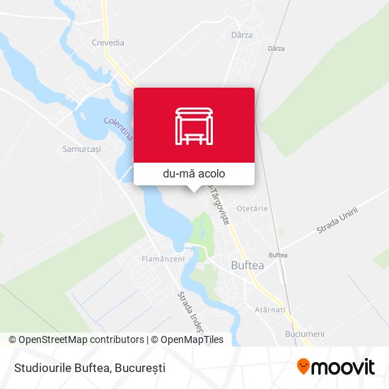 Hartă Studiourile Buftea