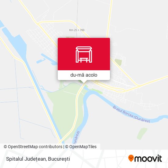 Hartă Spitalul Județean