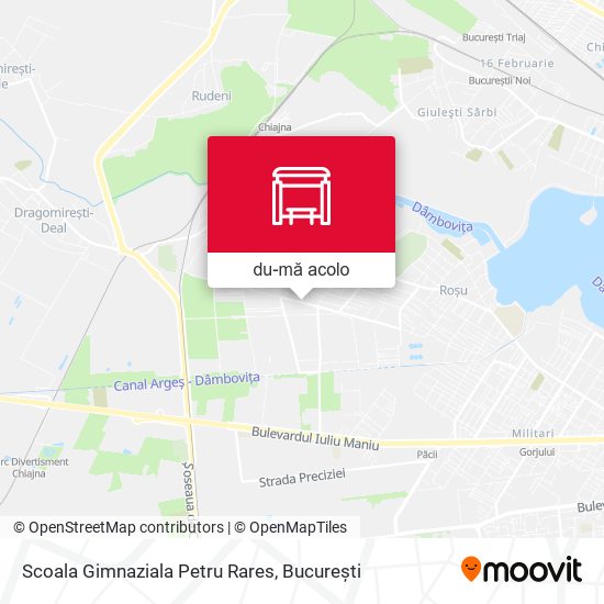 Hartă Scoala Gimnaziala Petru Rares