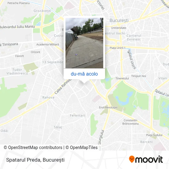 Hartă Spatarul Preda