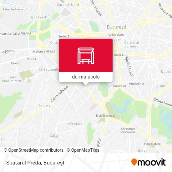 Hartă Spatarul Preda