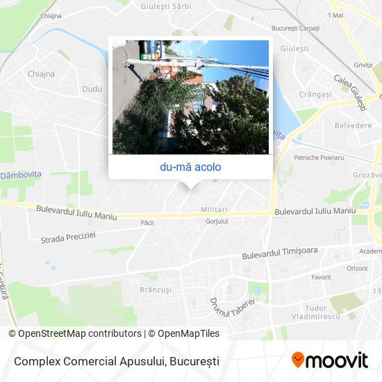 Hartă Complex Comercial Apusului