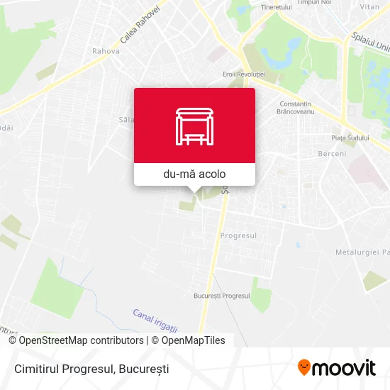 Hartă Cimitirul Progresul