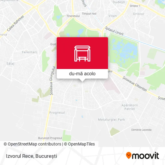 Hartă Izvorul Rece