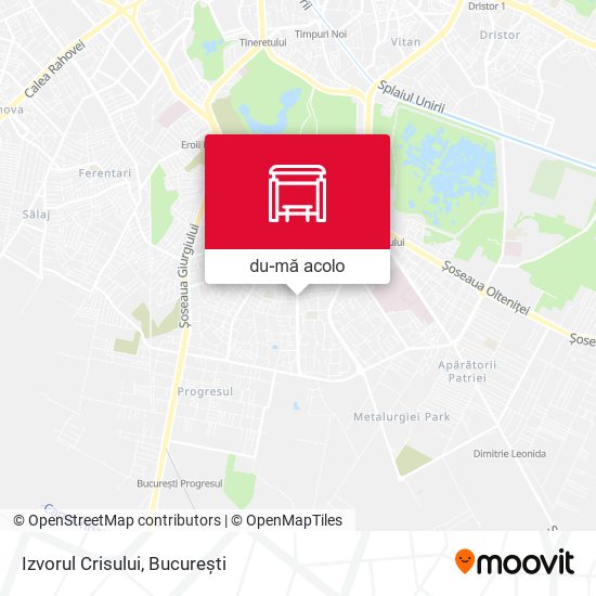 Hartă Izvorul Crisului