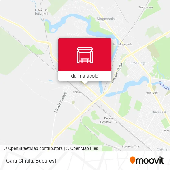 Hartă Gara Chitila