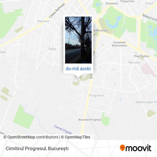 Hartă Cimitirul Progresul