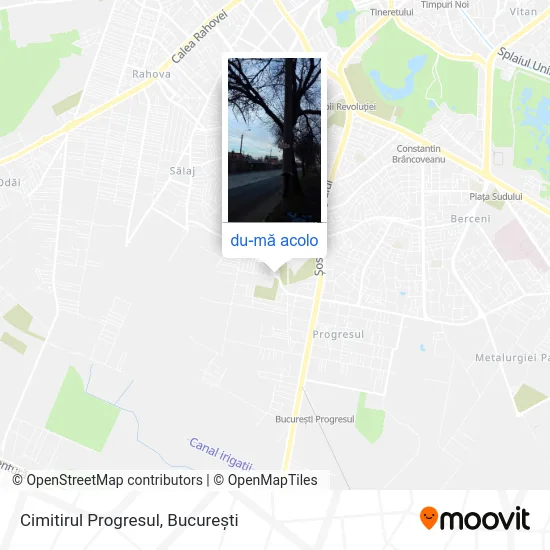 Hartă Cimitirul Progresul