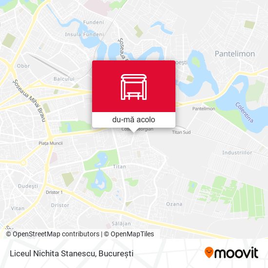 Hartă Liceul Nichita Stanescu