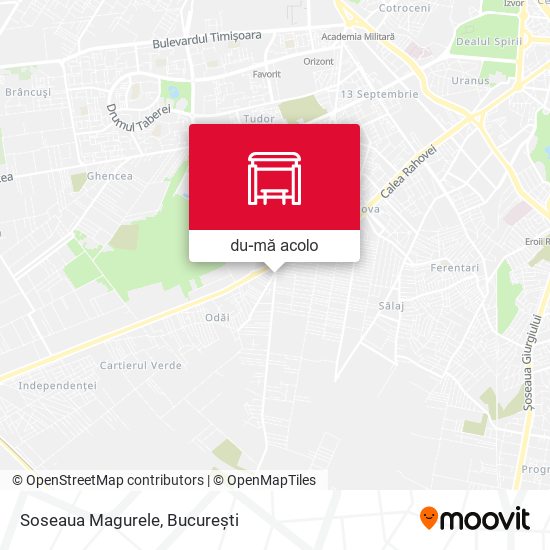 Hartă Soseaua Magurele