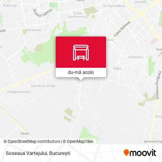 Hartă Soseaua Vartejului