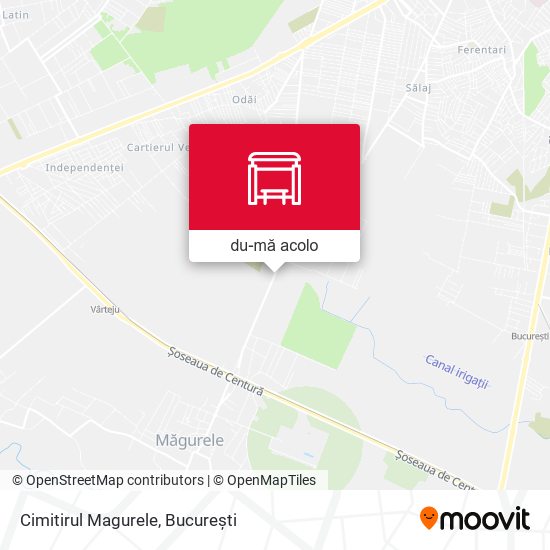 Hartă Cimitirul Magurele