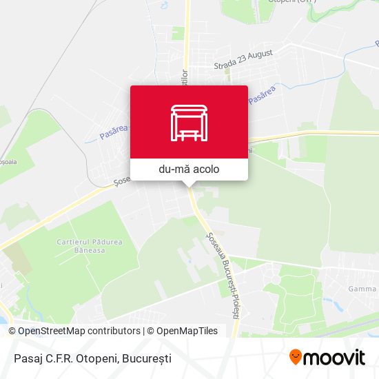 Hartă Pasaj C.F.R. Otopeni